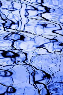 Reflections On Water Imprime: Patterns reflected on a water surface