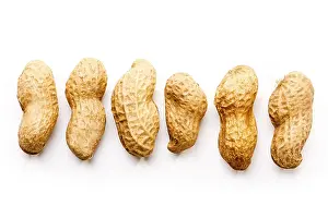 High Angle View Of Nuts Imprime: Peanuts