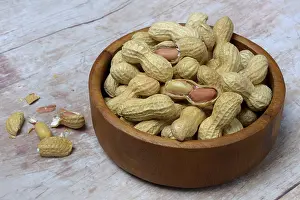 Studio Shot Nature Photography Imprime: Peanuts in shell, Germany
