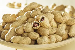 Studio Shot Of Peanuts Imprime: Peanuts in shells