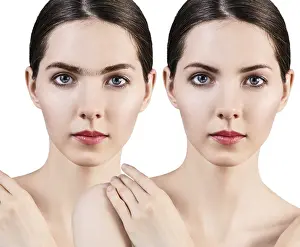 Eyebrow Correction Imprime: Perfect eyebrows before and after correction