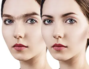 Eyebrow Correction Imprime: Perfect eyebrows before and after correction