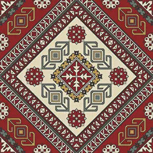 Vector Template Design Imprime: Persian seamless pattern, vector template design