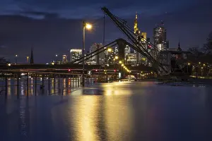 Frankfurt Flooding Imprime: After persistent rainfall