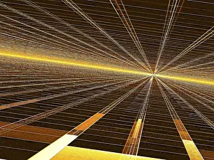 Fractal Background Imprime: Perspective background - abstract computer-generated image