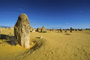 Bizarre Rock Needle Formations Imprime: The Pinnacles limestone formations