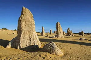 Western Australia Landscape Imprime: The Pinnacles limestone formations