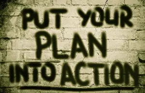 Concept Image Imprime: Put Your Plan Into Action Concept