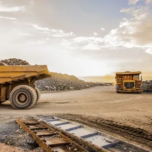 Deserted Construction Site Imprime: Platinum Palladium Mining and processing