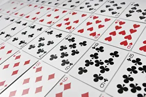 Gambling Addiction Image Imprime: Playing cards abstract background