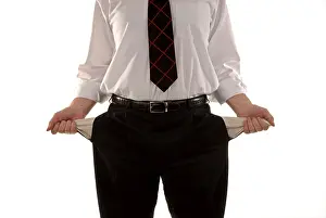 Business Failure Icon Imprime: Empty pockets