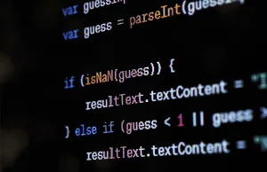 Impresión enmarcada : Código fuente de Java-Script en la pantalla.