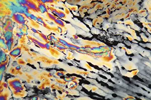 Polarised Light Microscopy Imprime: Potassium sulphate under the microscope