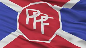 Detailed Flag Image Imprime: Ppf Flag, Closeup View