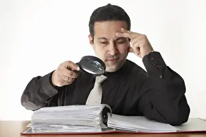 Business Attire Man Imprime: To proofread documents