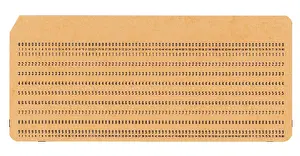 Data Collection Methods Imprime: Punched card for programming