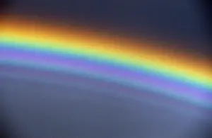 Colorful Cloudy Skies Imprime: Rainbow