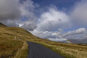 Deserted Rainbow Landscape Imprime: Rainbow