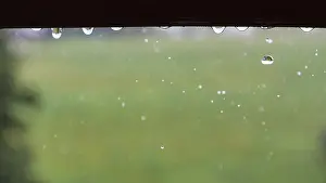 Text Free Background Image Imprime: Raindrops hanging on the window frame