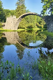 German Landmarks Europe Imprime: Rakotz Bridge, also Devil's Bridge