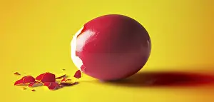 Red Easter Egg Imprime: Red Easter egg