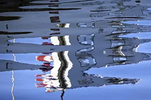 Abstract Water Reflection Imprime: Reflection in water