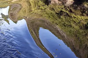 Abstract Water Reflection Imprime: Reflection in water