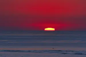 Atlantic Coast Photography Imprime: Refraction and reflection at sunset