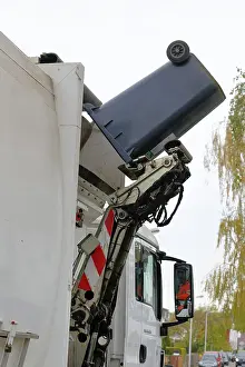 Organic Waste Bin Imprime: Refuse lorry