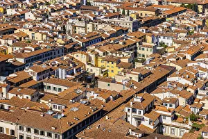 Historic Old Town Florence Imprime: Above the rooftops of Florence