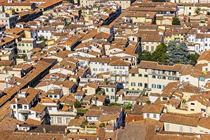 Historic Old Town Florence Imprime: Above the rooftops of Florence