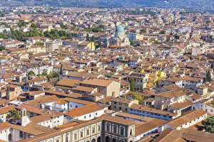Historic Old Town Italy Imprime: Above the rooftops of Florence