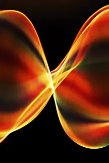 Indoor Studio Photography Imprime: Rotating thread illuminated with a stroboscopic flash