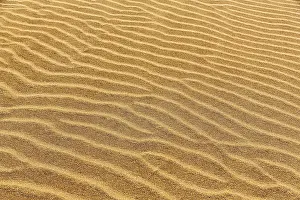 Deserted Icelandic Landscapes Imprime: Sand structures, created by waves and wind