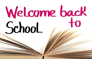 Back To School Scene Imprime: Back to school background