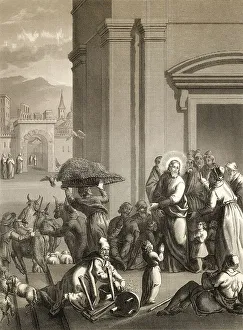 Sacred Building Representation Imprime: The second cleansing of the Temple