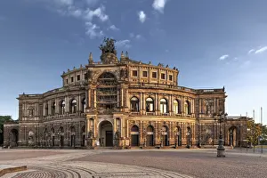 European Heritage Site Imprime: Semper Opera from outside in Dresden