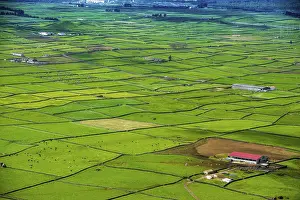 Serra Do Cume Viewpoint Imprime: Serra do Cume Viewpoint overlooking the patchwork