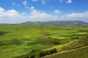 Serra Do Cume Viewpoint Imprime: Serra do Cume Viewpoint overlooking the patchwork