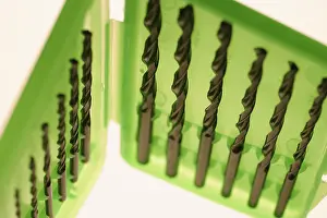 Handicraft Tools Imprime: Set of drill bits in plastic case