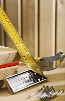 Handicraft Tools Imprime: Set-square ruller and other tools