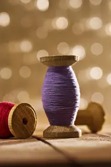 Vintage Sewing Shop Imprime: Sewing threads