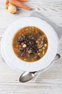 Vegetarian Meal Ideas Imprime: Sharp bean soup