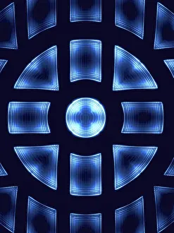 Abstract Computer Generated Image Imprime: Simple technology background - abstract computer-generated image