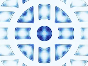 Fractal Art Design Imprime: Simple technology background - abstract computer-generated image