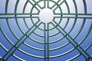 Futuristic Architectural Style Imprime: Skylight of the ceiling