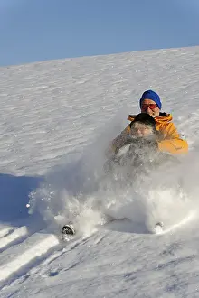 Recreational Winter Activities Imprime: Sledding