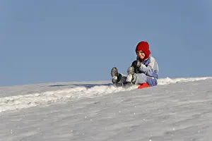 Recreational Activities Imprime: Sledding