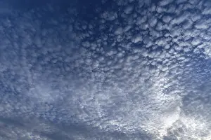 Cirrocumulus Clouds Imprime: Small fleecy clouds (Cirrocumulus)