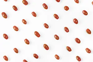 Cherry Tomatoes Imprime: Small tomatoes cherry top view